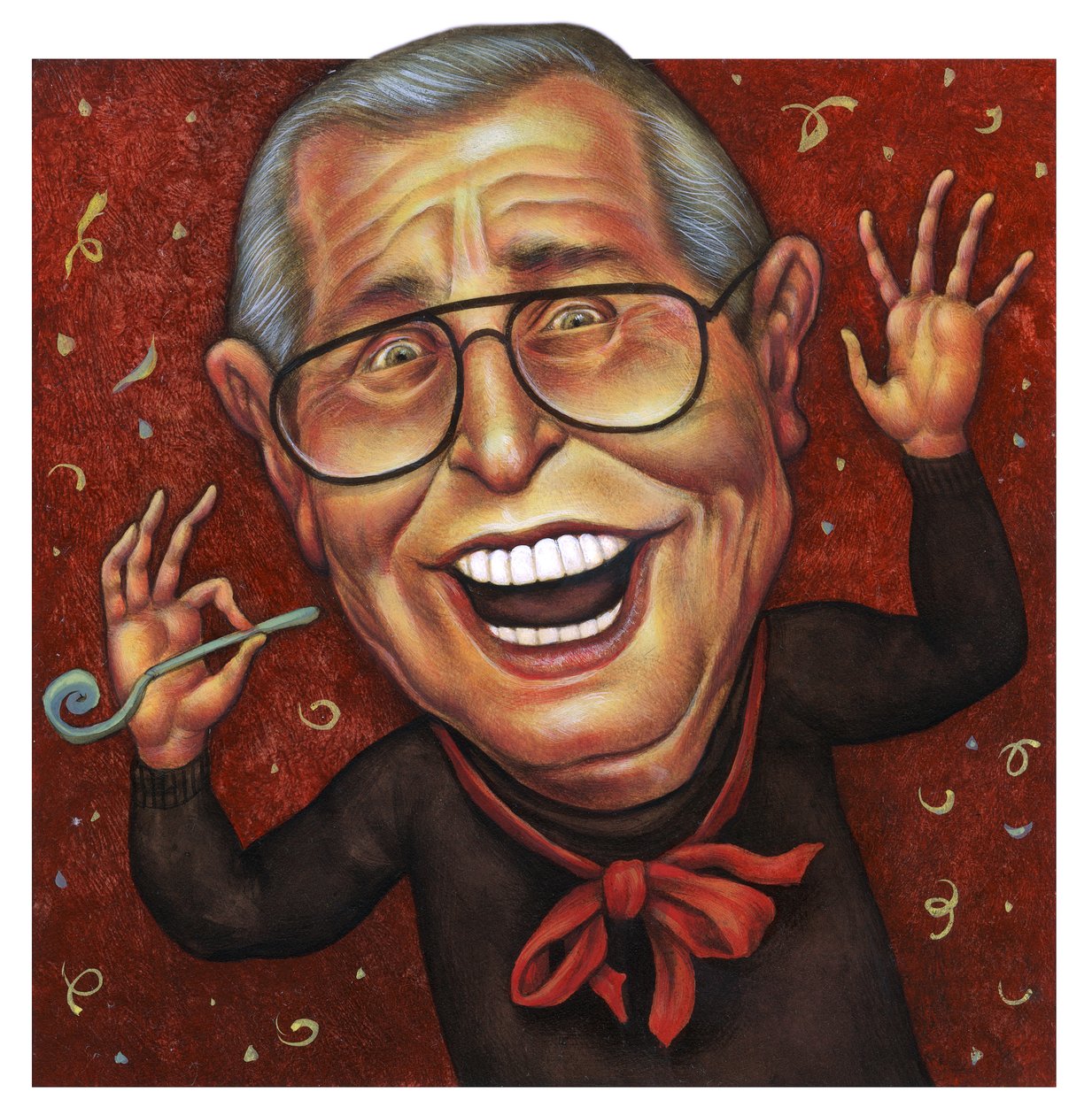Milton Berle af Anita Kunz