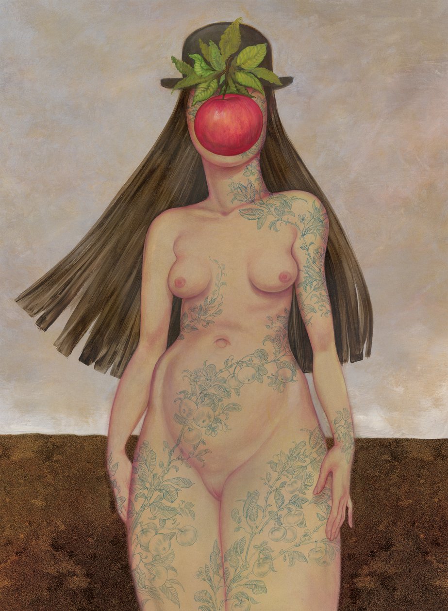 The Daughter Of Man, 2016 (akrylmaling på illustrationsplade) af Anita Kunz