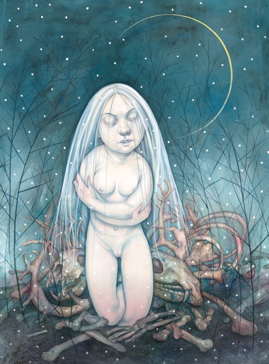 Winter, 2013 (akrylmaling på illustrationsplade) af Anita Kunz