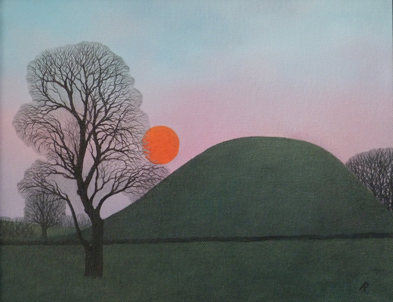 En aftentur ved Brinklow, 2006 af Anna Phillips
