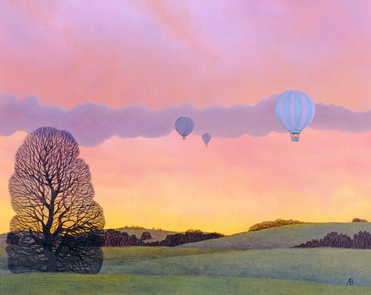 Ballonløb, 2004 af Anna Phillips