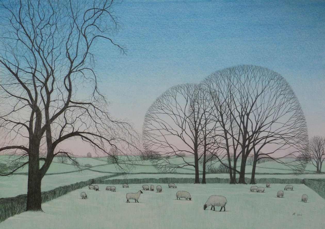 Frostig morgen, 2012 af Anna Phillips