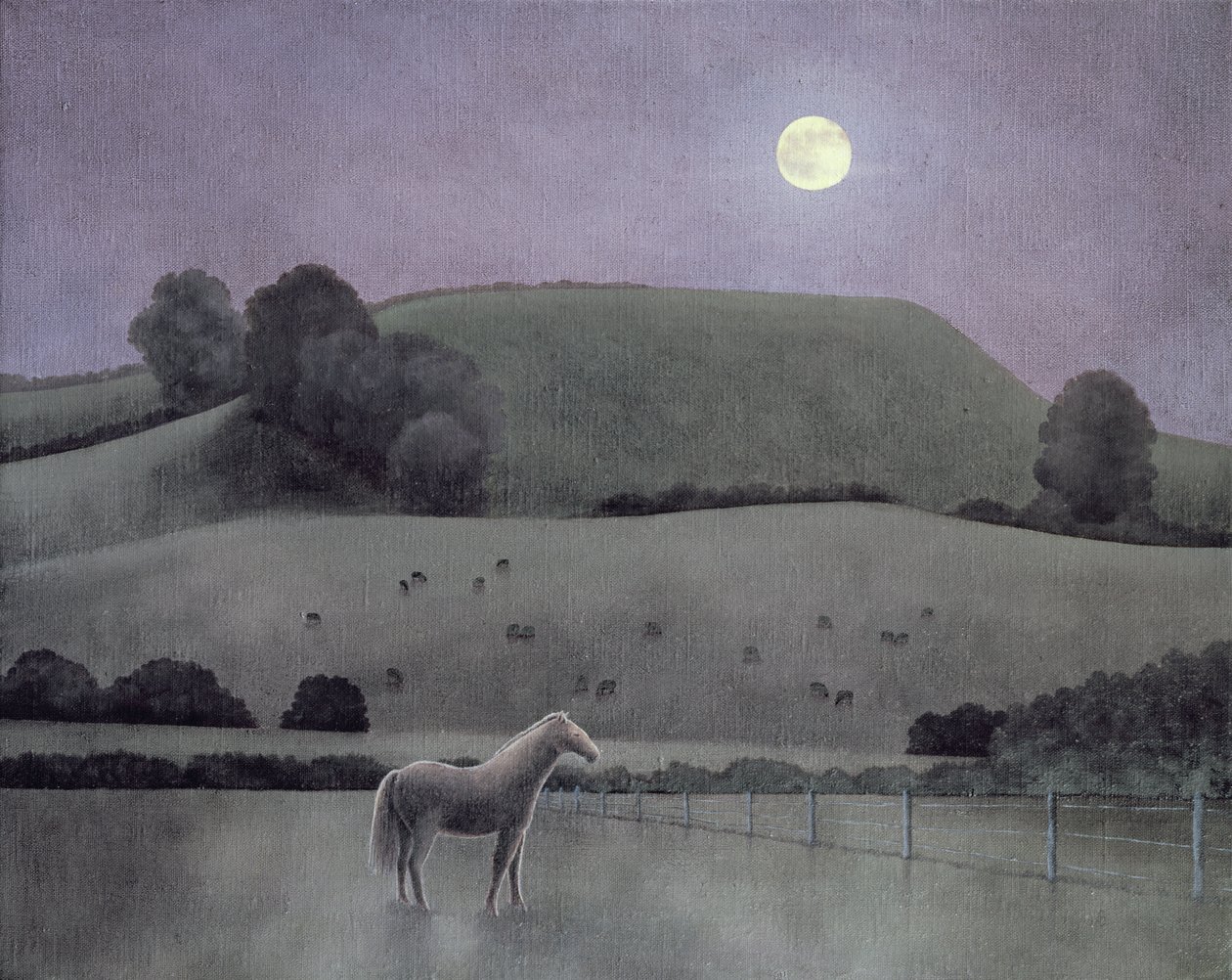 Hest i måneskin, 2005 af Anna Phillips