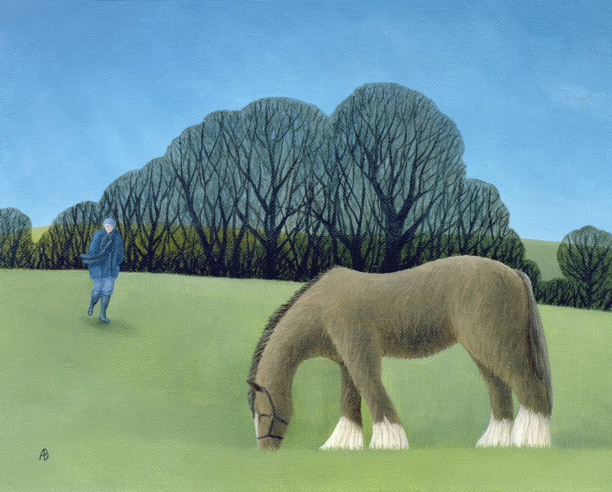 The Shire Horse, 2006 af Anna Phillips