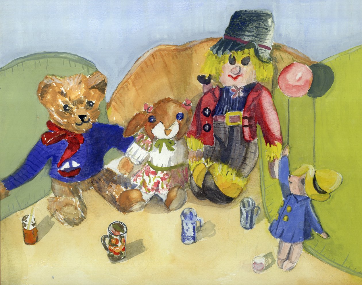 Granny Tuffys Toys (wc på papir) af Ann Robson