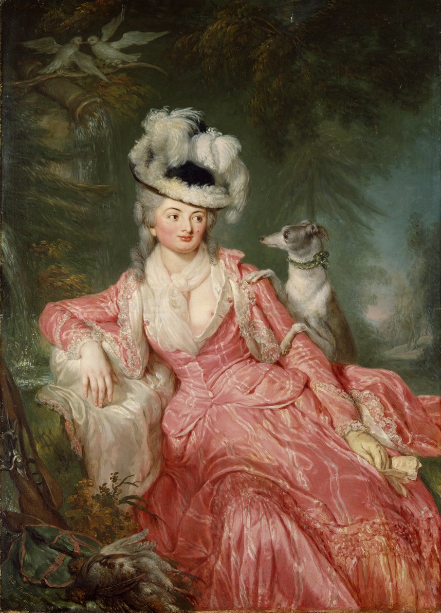 Wilhelmine Enke af Anna Dorothea Therbusch