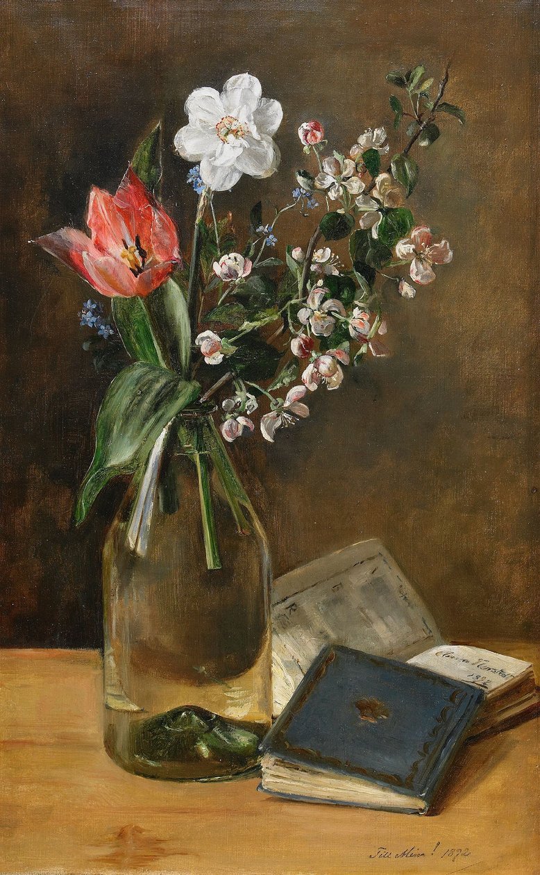 Stilleben med forårsblomster af Anna Munthe Norstedt