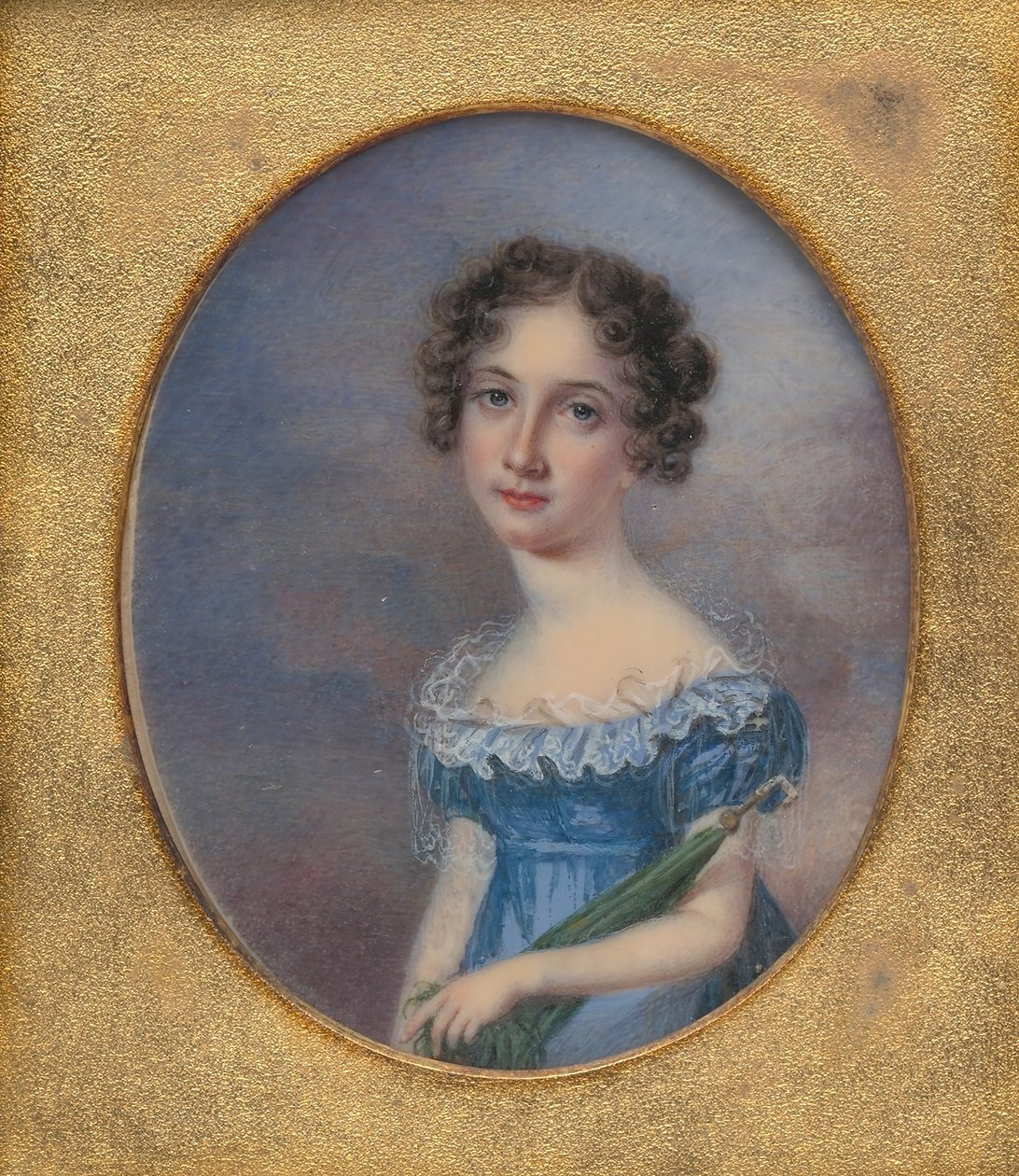 Sarah Ann Beck, ca. 1818. af Anna Claypoole Peale