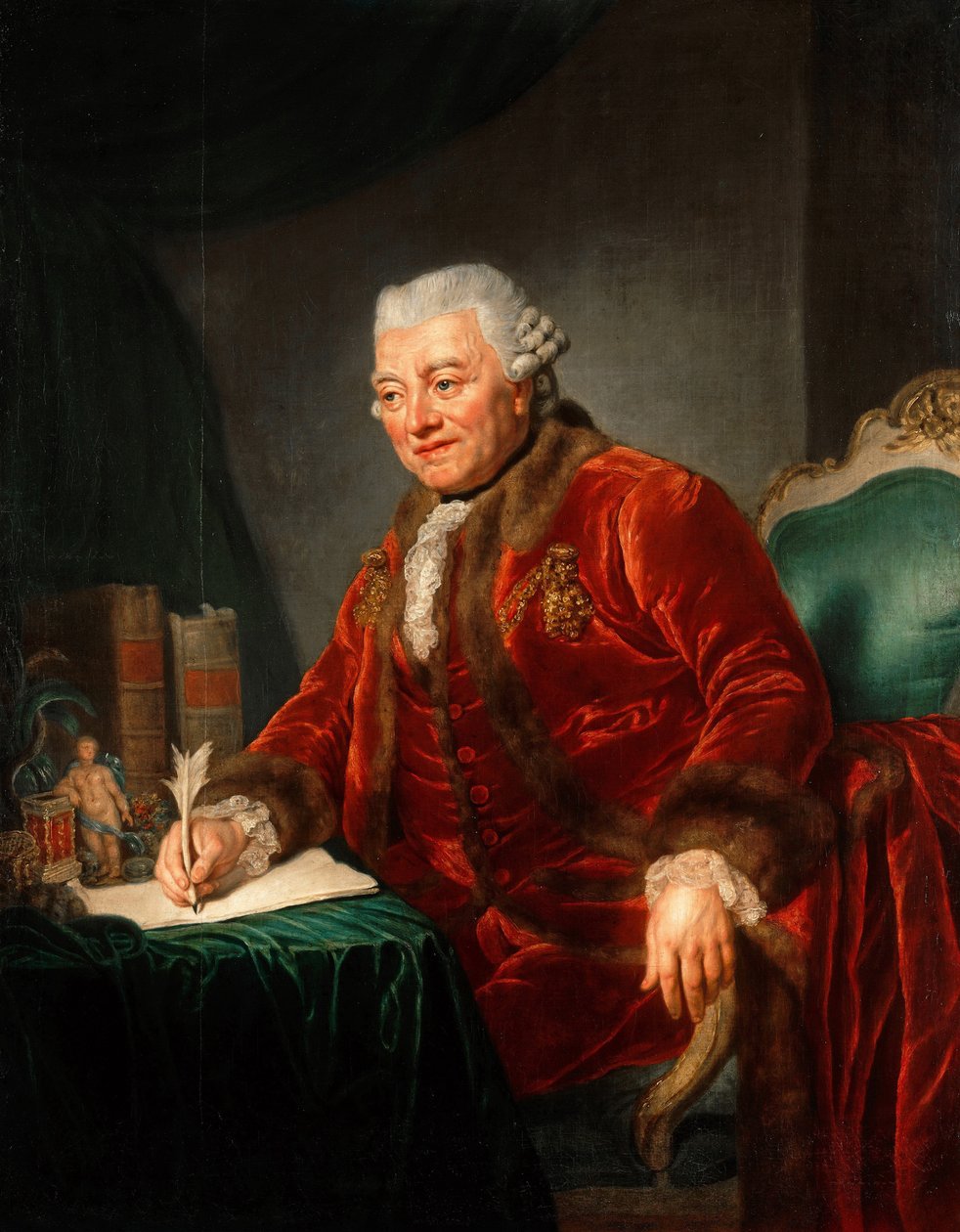 Portræt af Christian Andreas Cothenius 1708-1789, 1777 af Anna Dorothea Therbusch