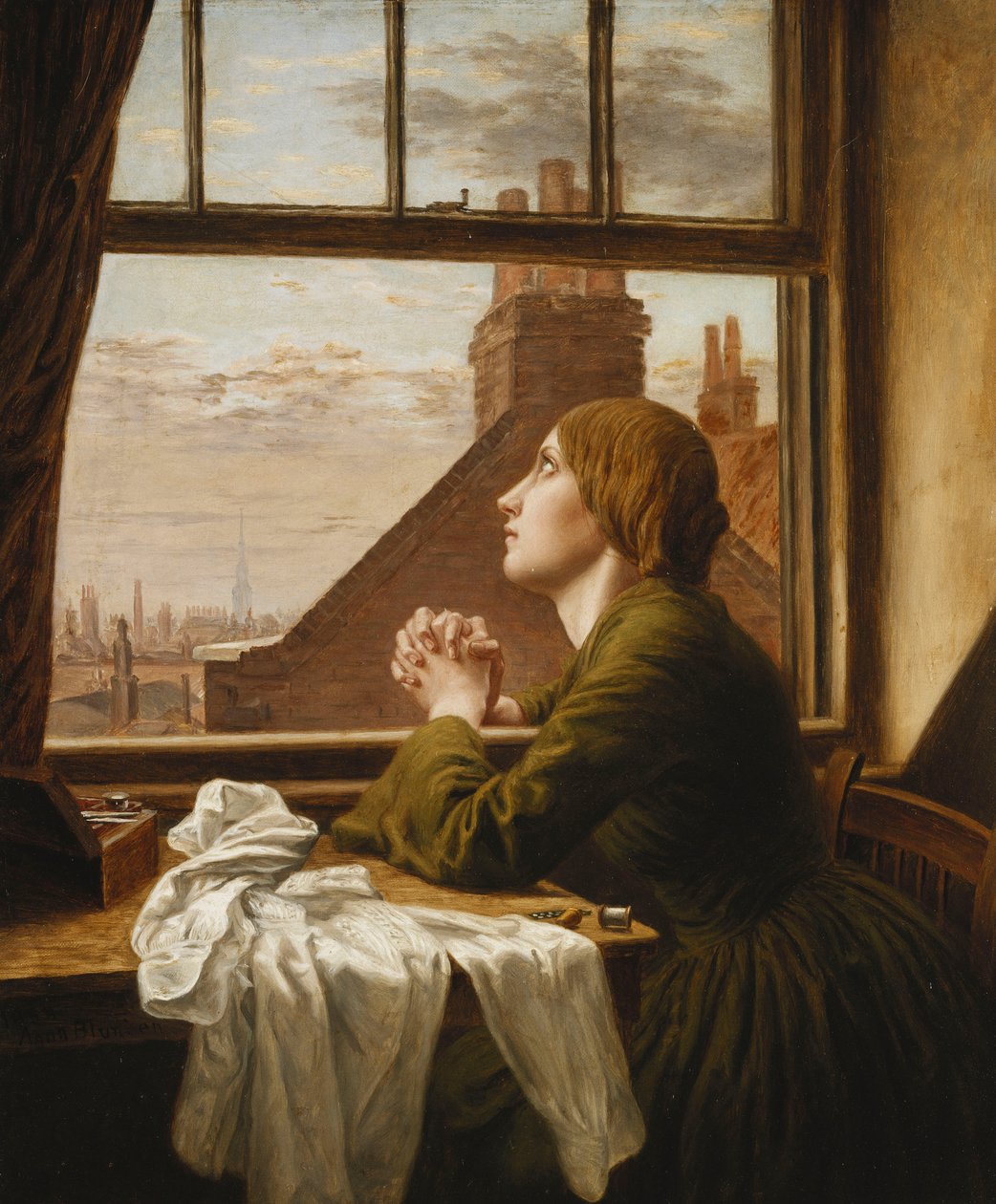Skjortens sang, 1854 af Anna E. Blunden