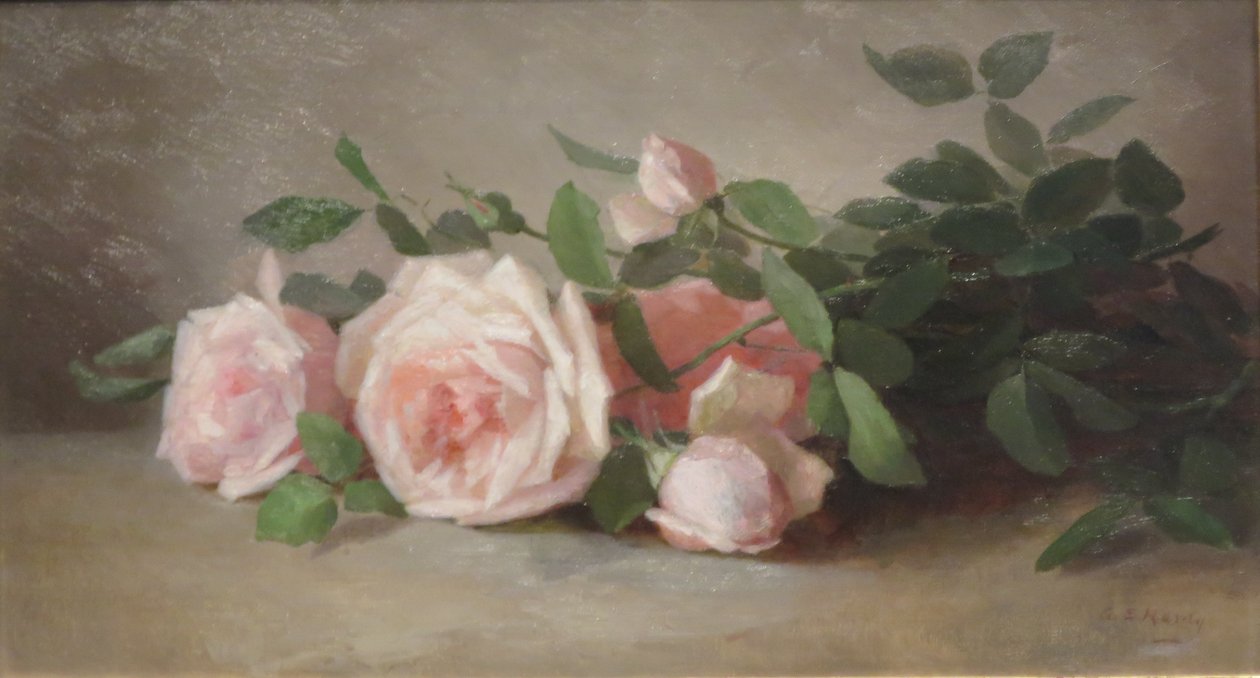 Stilleben med roser af Anna Eliza Hardy