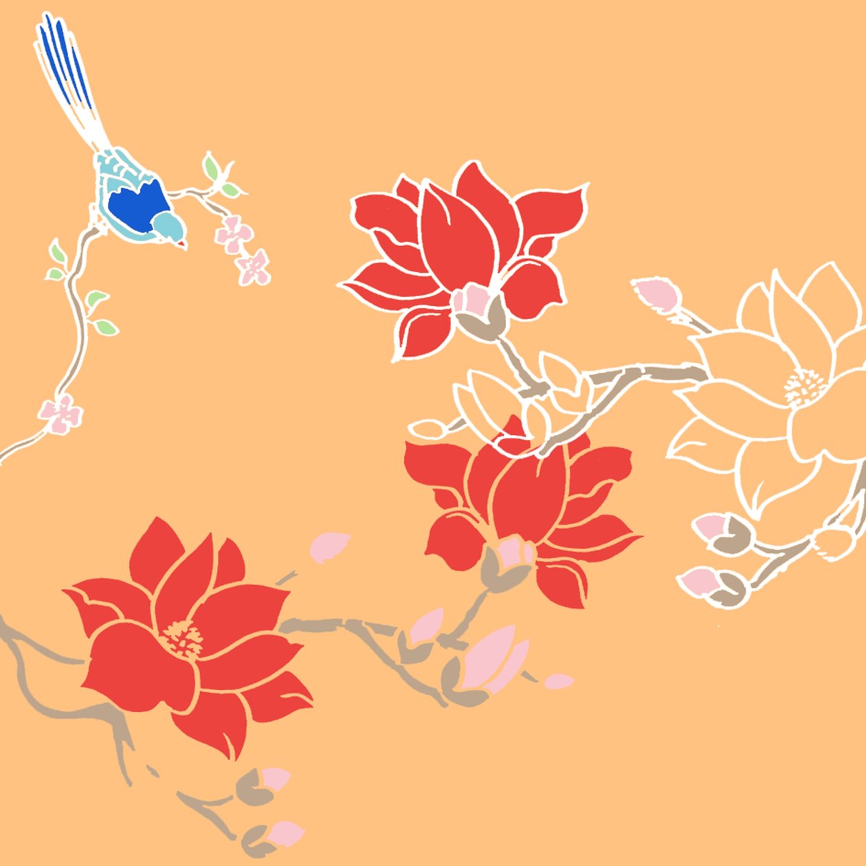 Blossom Fugle af Anna Platts