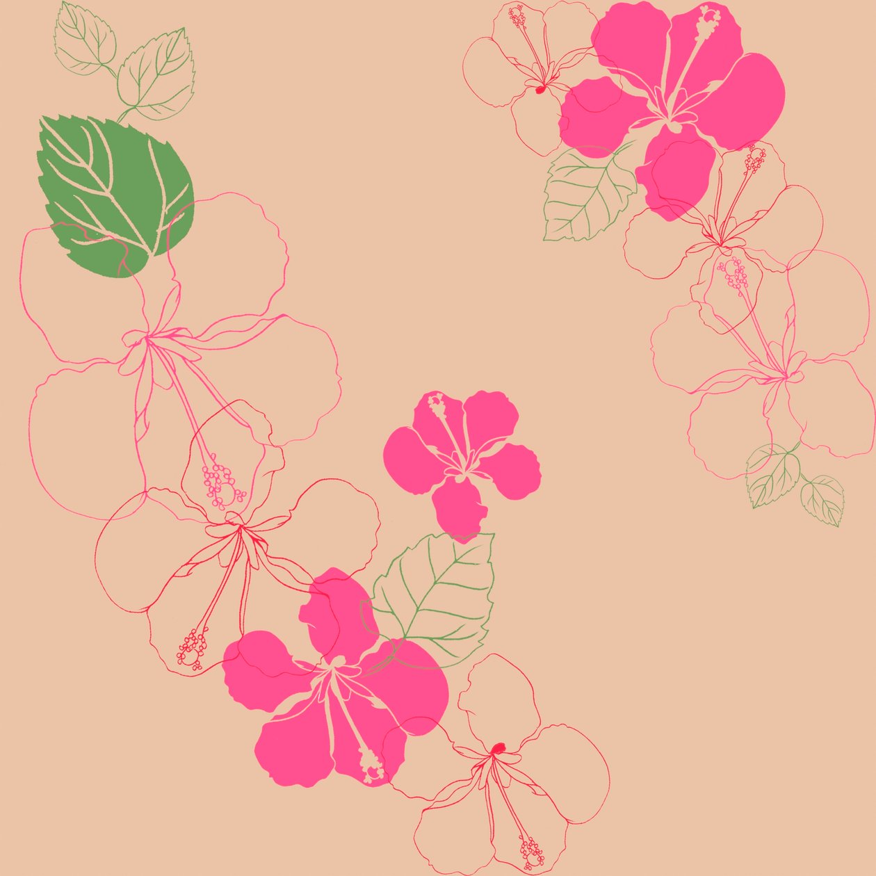 Hibiscus af Anna Platts