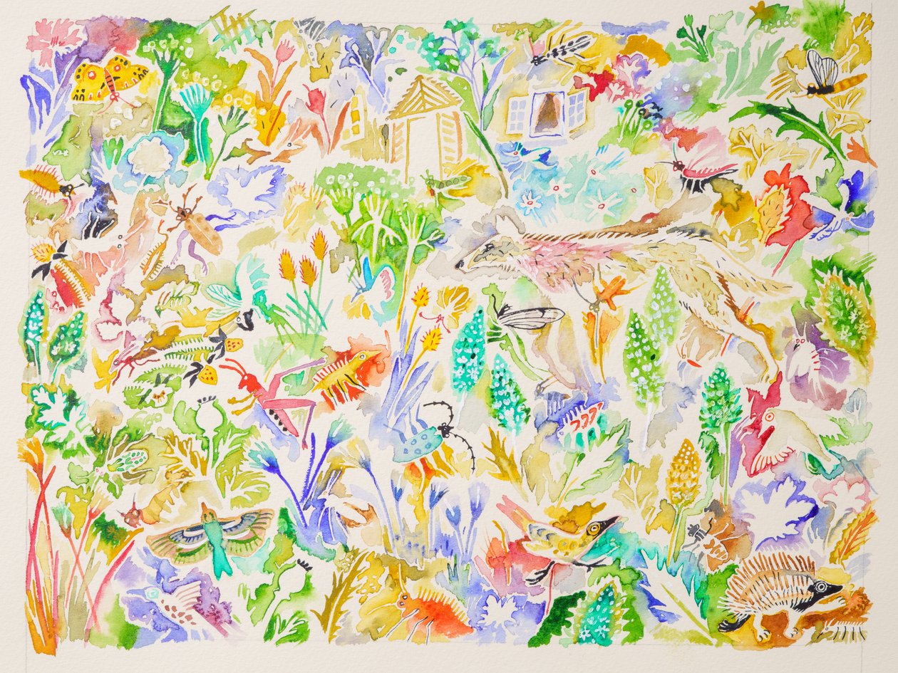 1 Svanesang, 2023 (akvarel) af Anna Pugh