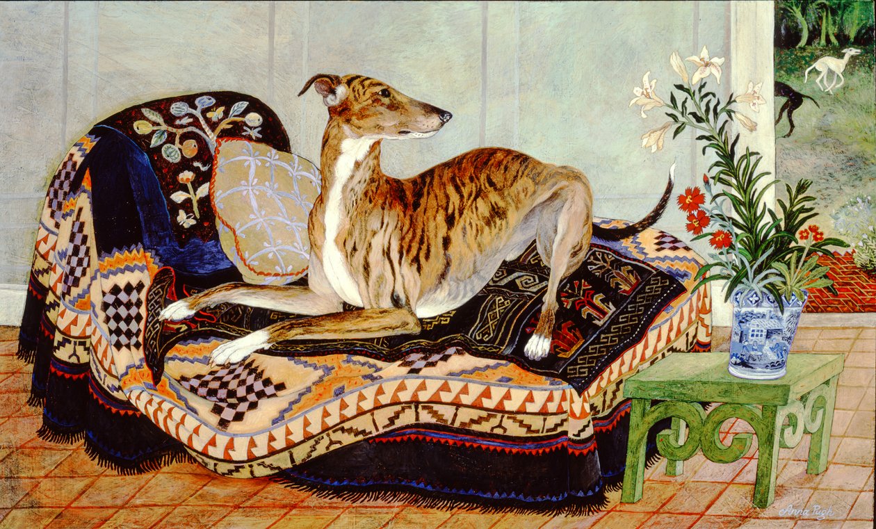 A bit of a Whizz, 2002 (akryl) af Anna Pugh