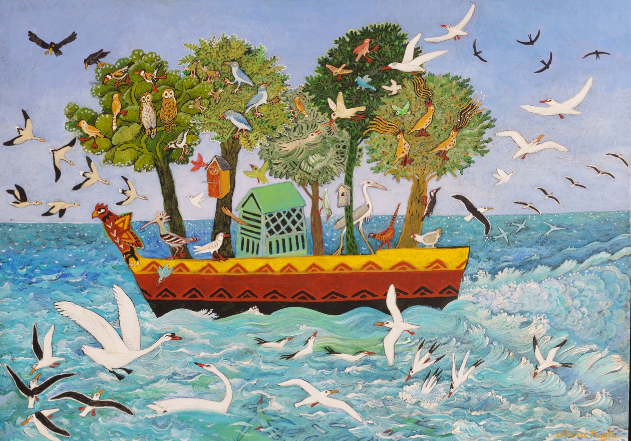 Bird Ark (akryl) af Anna Pugh