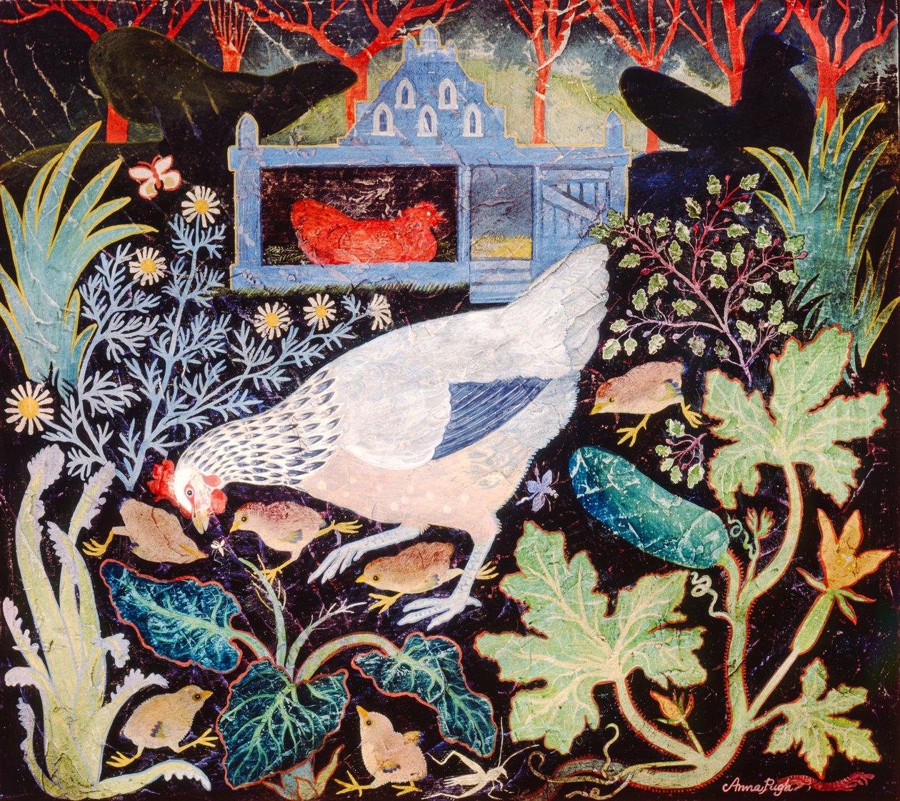 Blå Hutch af Anna Pugh
