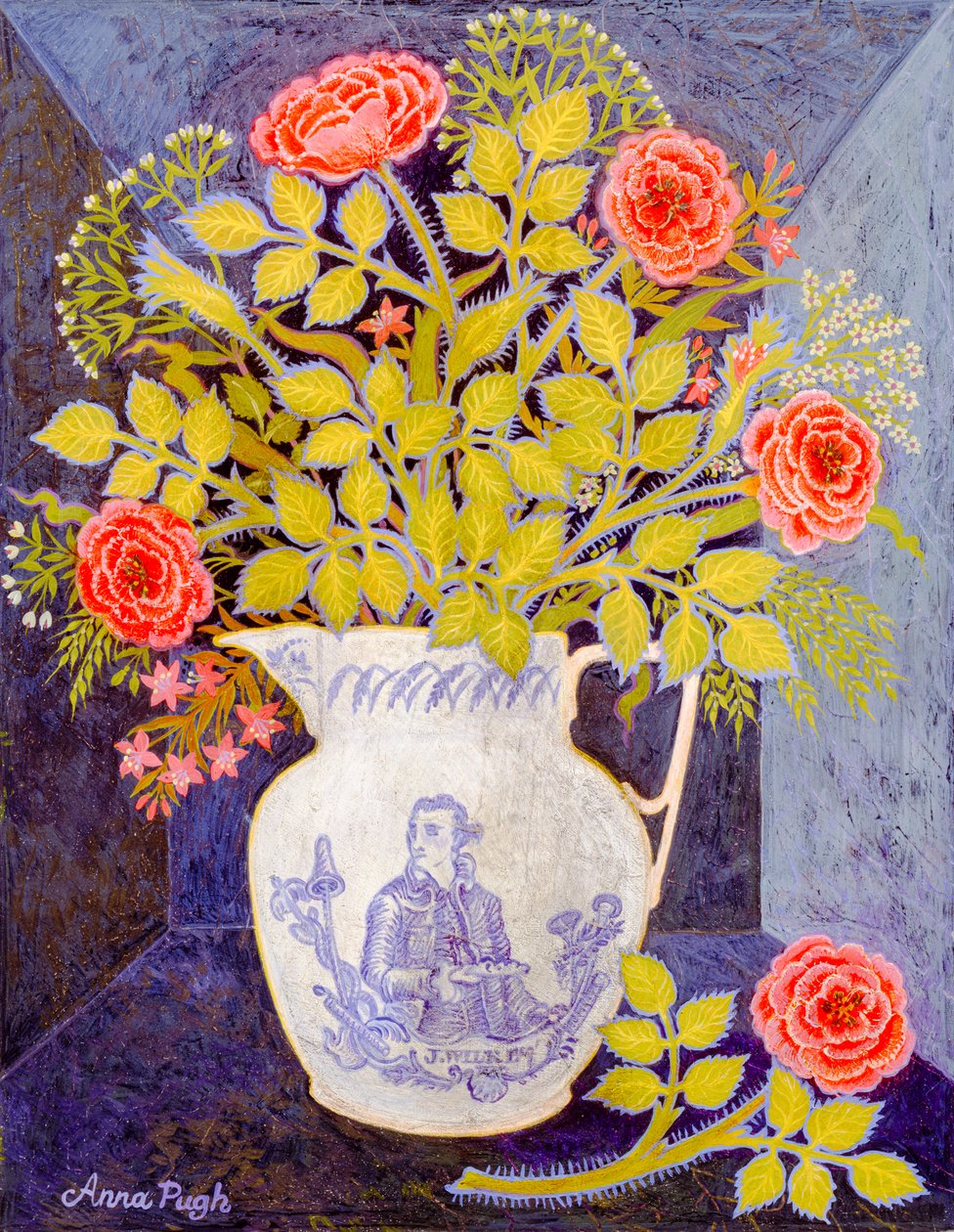 Blå mand kande af Anna Pugh