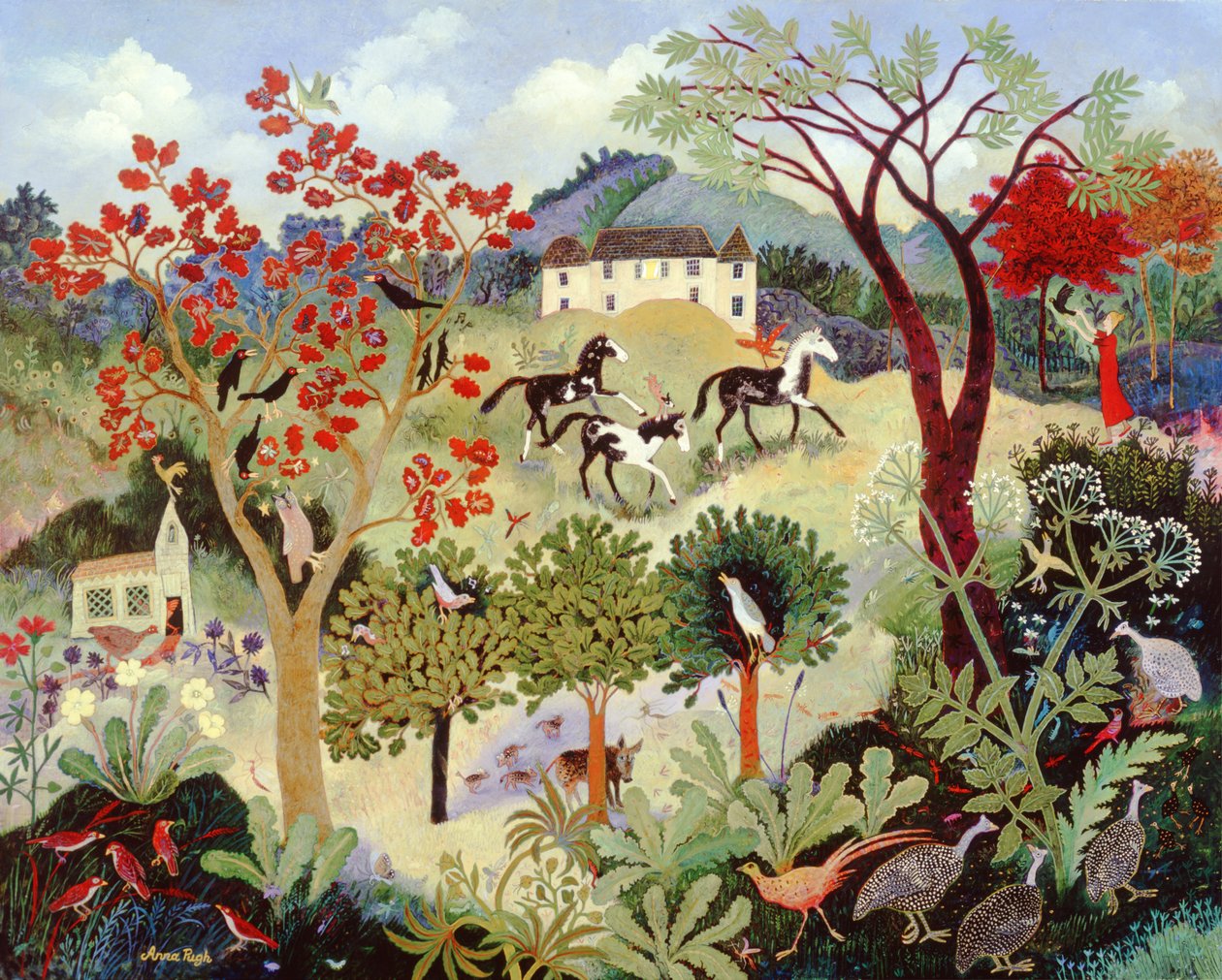 Let at se, 2006 (akryl) af Anna Pugh