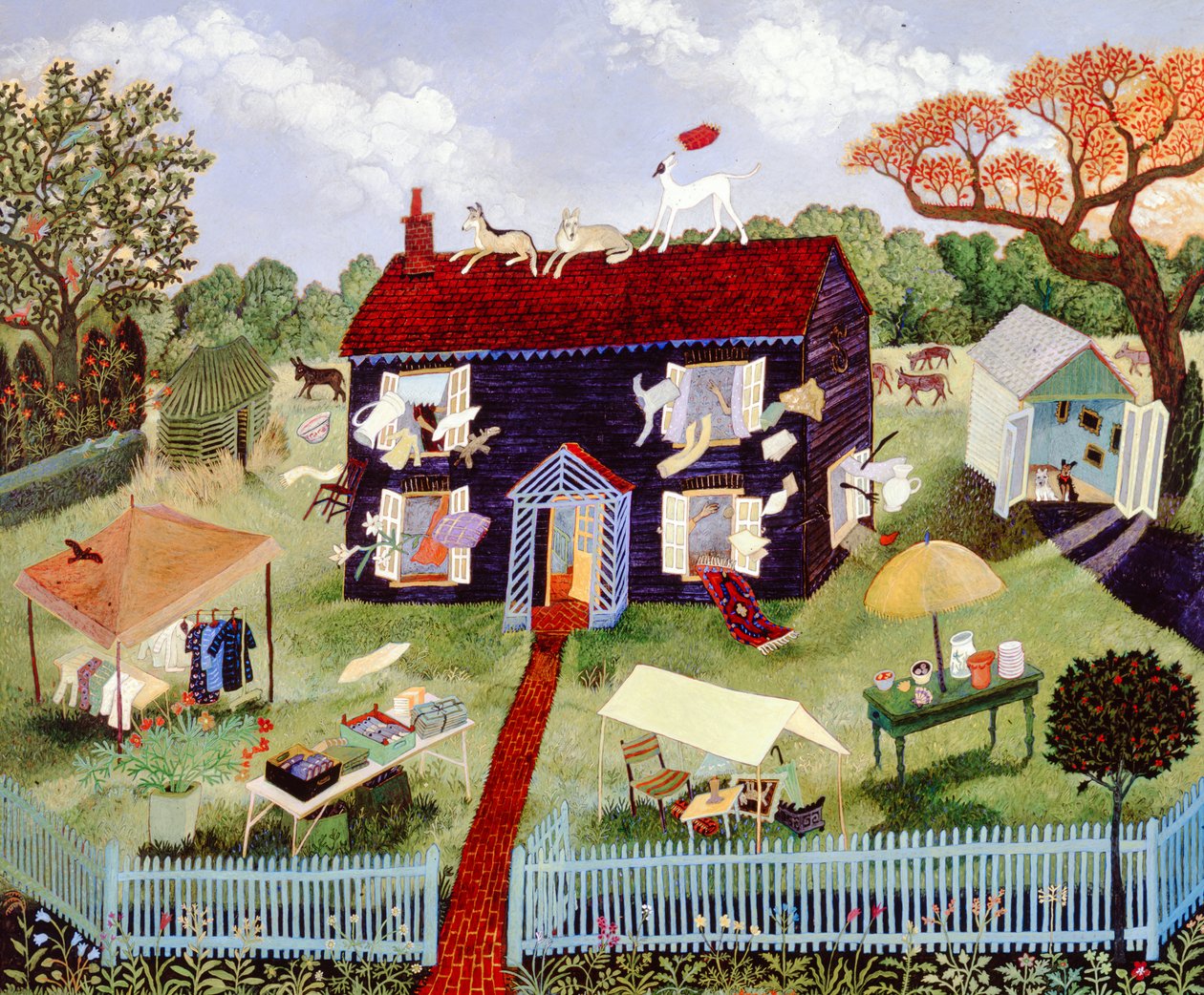 Alt skal væk, 2006 (akryl) af Anna Pugh