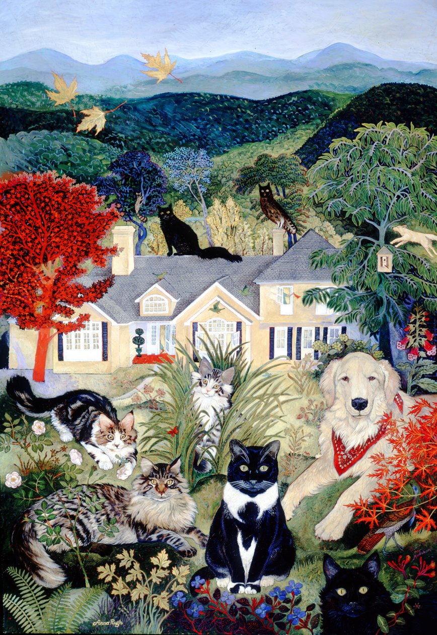 Hess-kommissionen, 2000 (akryl) af Anna Pugh