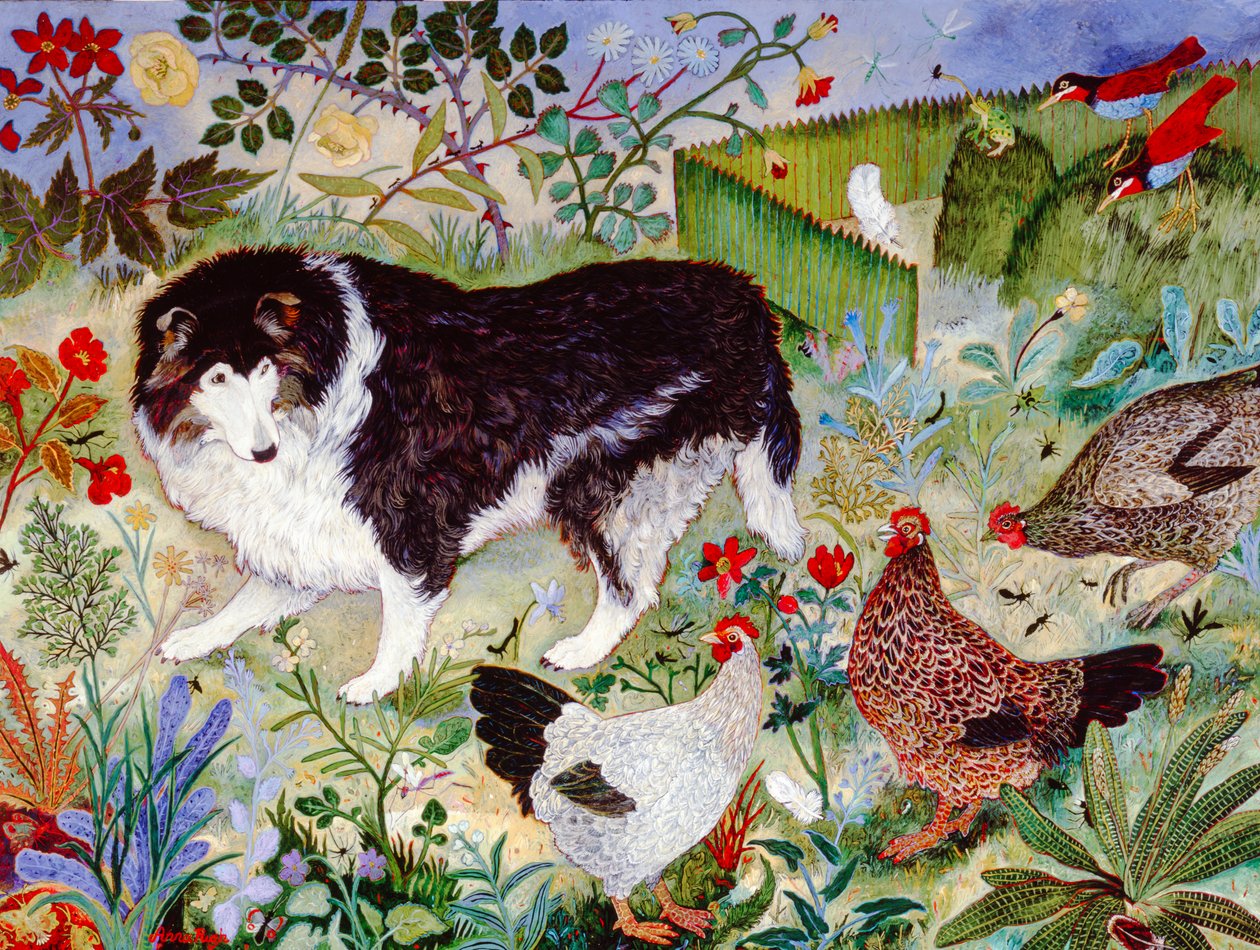 Old Dog New Tracks, 2008 (akryl) af Anna Pugh