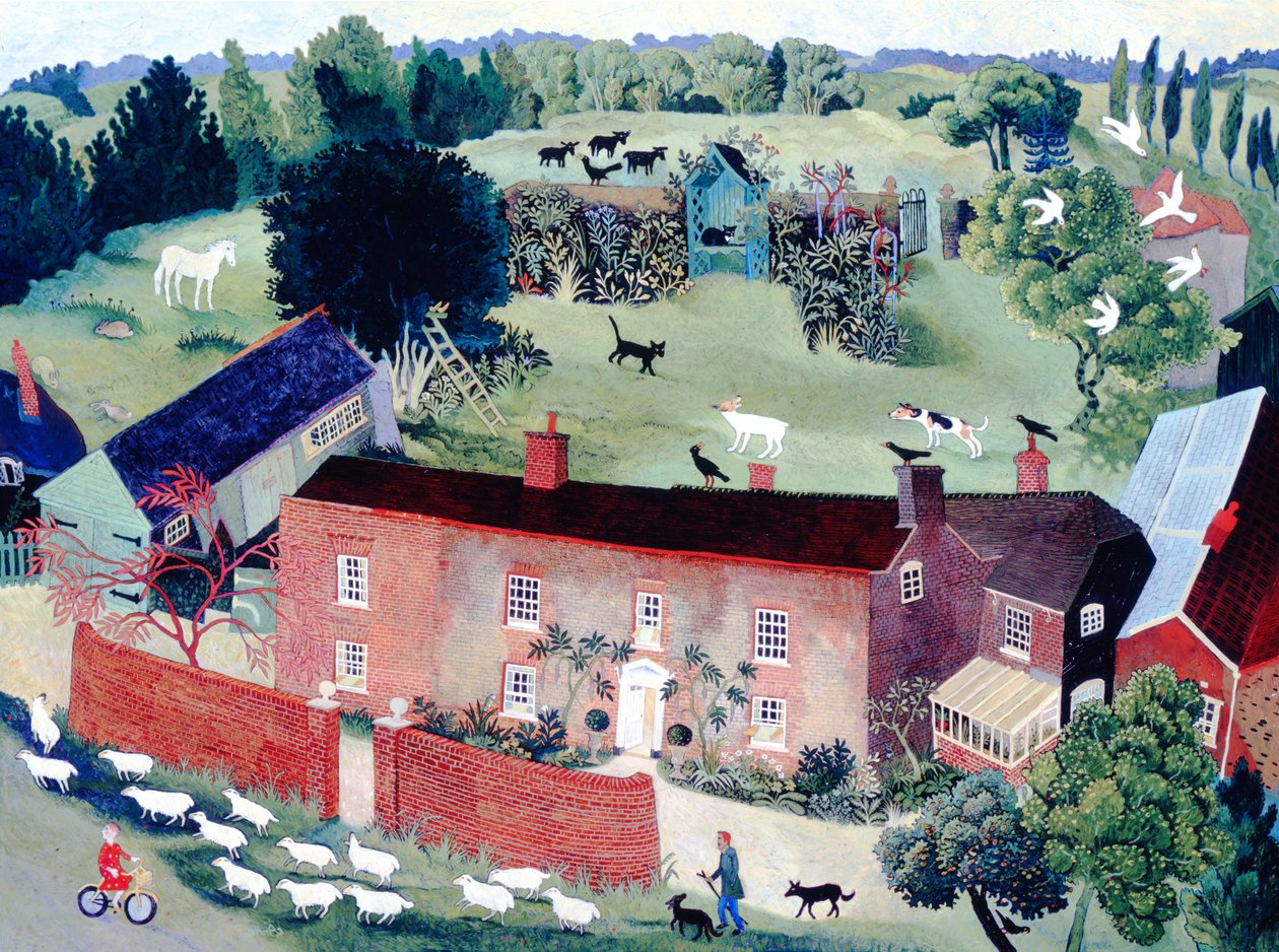 The Malthouse Commission, 2000 (akryl) af Anna Pugh