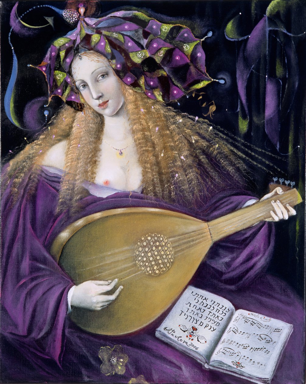 Capricorn, 2006 (olie på belgisk linned) af Annael Anelia Pavlova