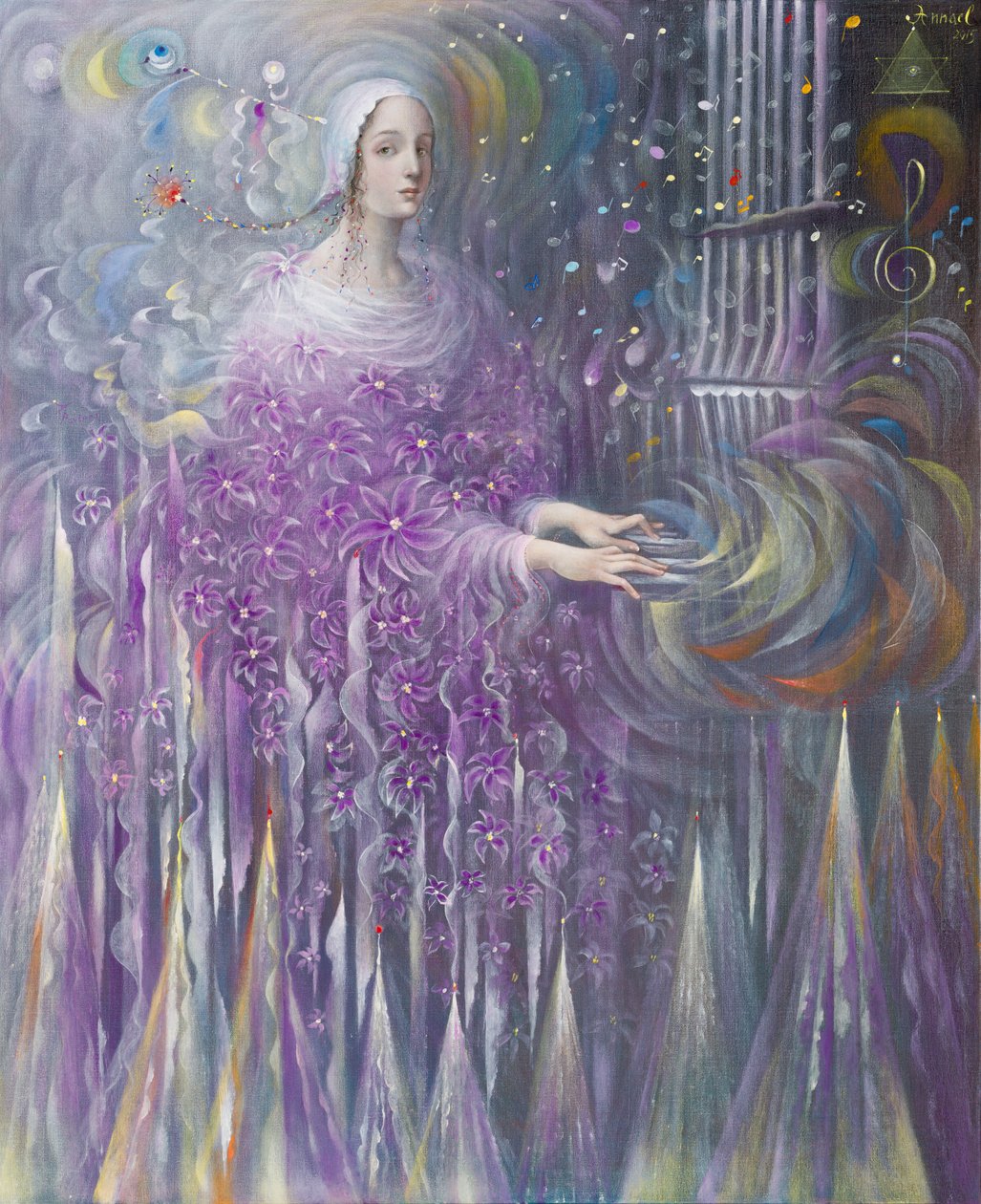 Poiesis-III: Religion, 2015 (olie på belgisk linned) af Annael Anelia Pavlova
