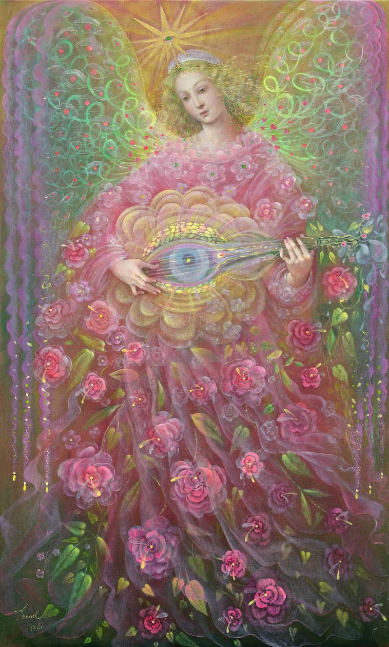 Reason and Mercy (diptych), højre panel, 2018 (olie på belgisk linned) af Annael Anelia Pavlova