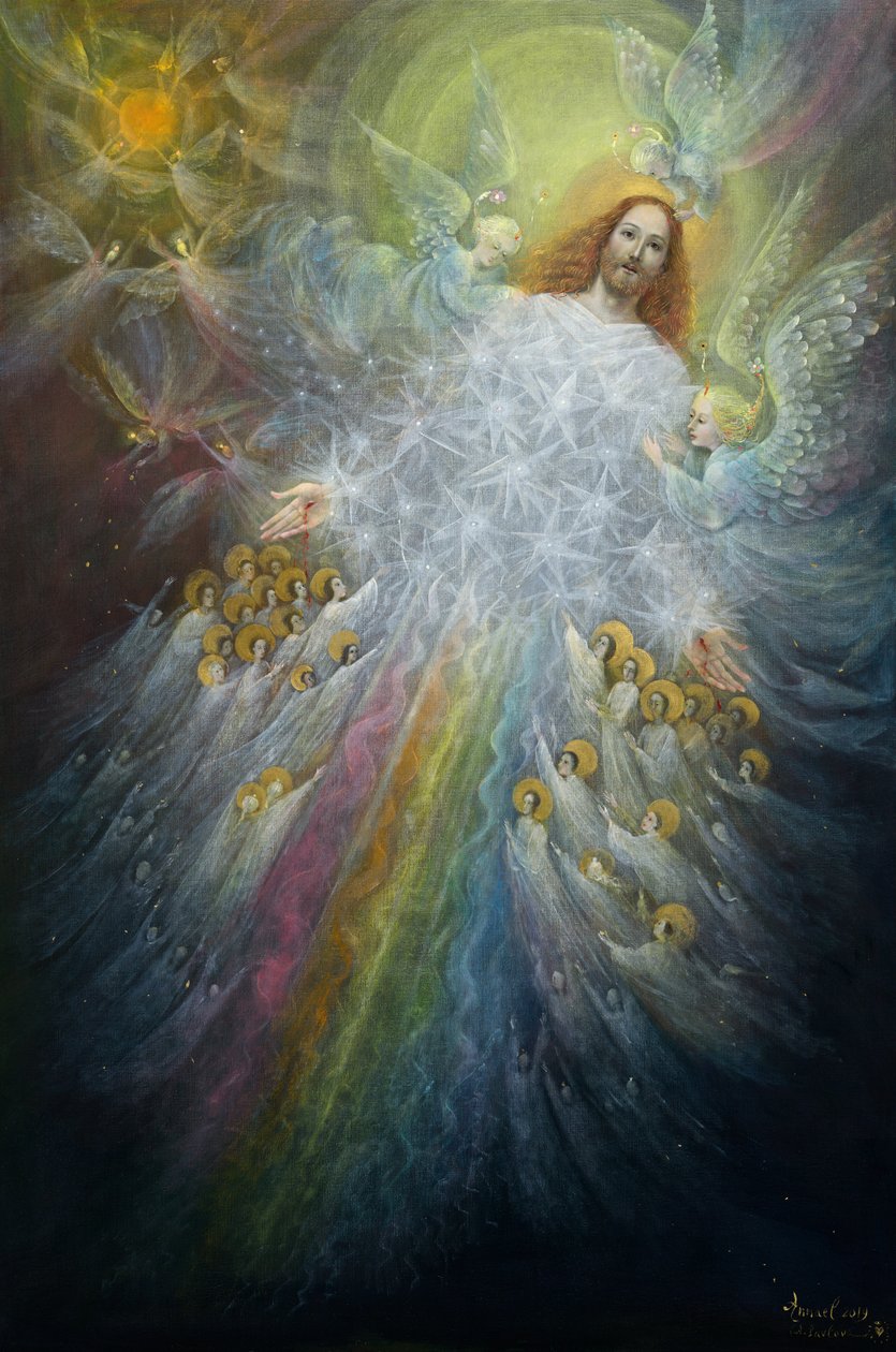 The Ascension, 2019 (olie på belgisk linned) af Annael Anelia Pavlova