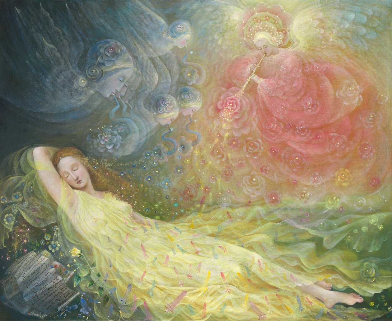 The Dream of Venus, 2016 (olie på belgisk linned) af Annael Anelia Pavlova