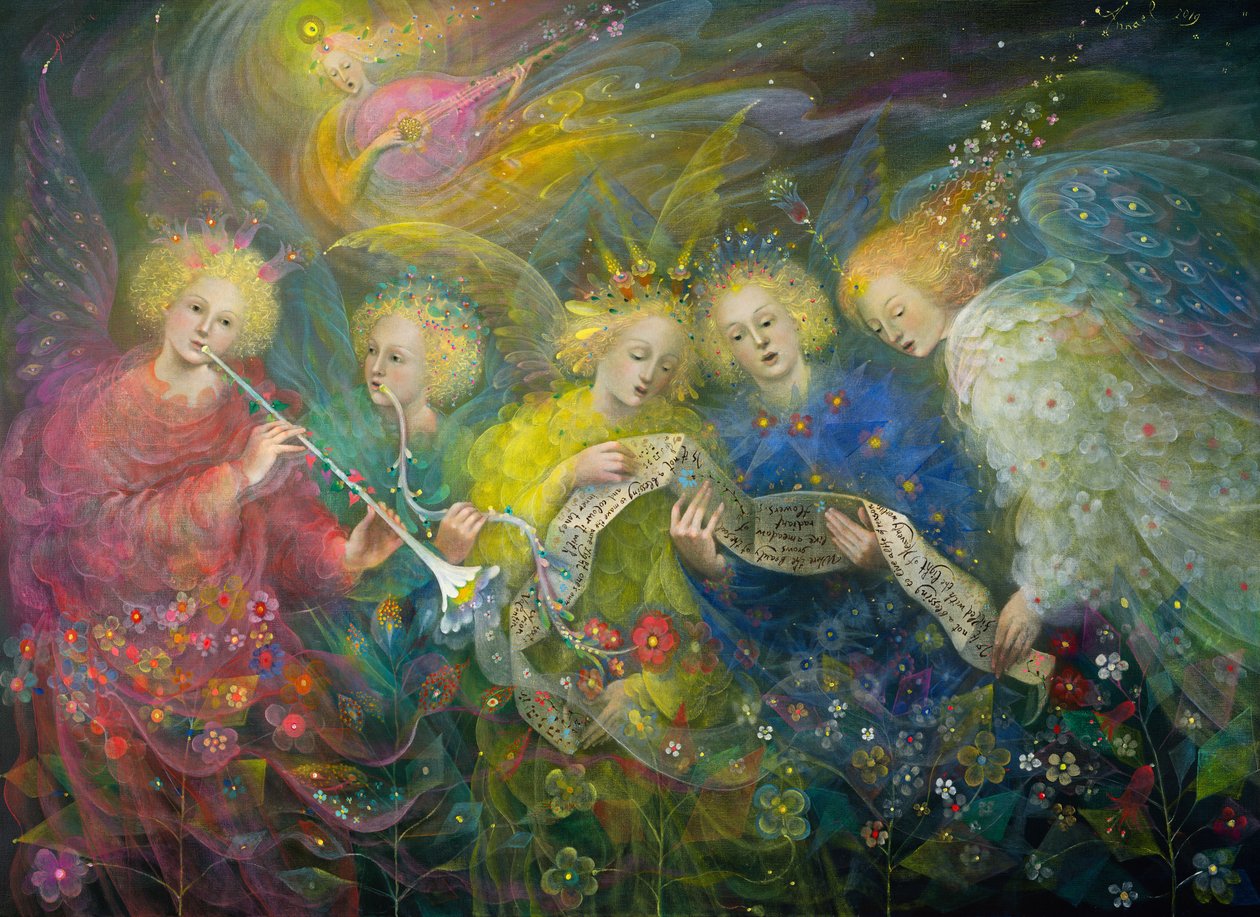 The Light of Heavenly Worlds, 2019 (olie på belgisk linned) af Annael Anelia Pavlova