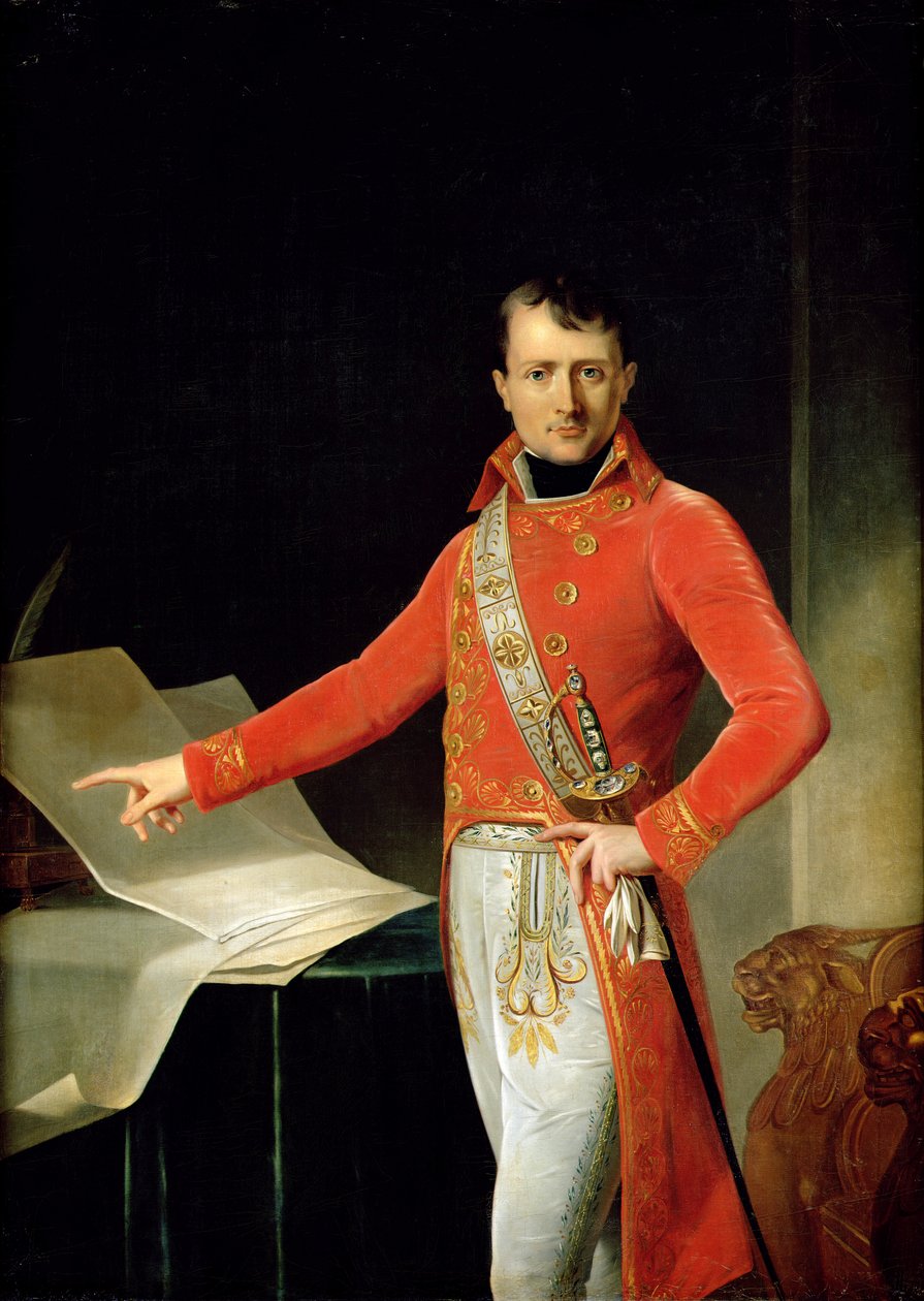 Portræt af Napoleon I (1769-1821) af Anne Louis Girodet de Roucy Trioson