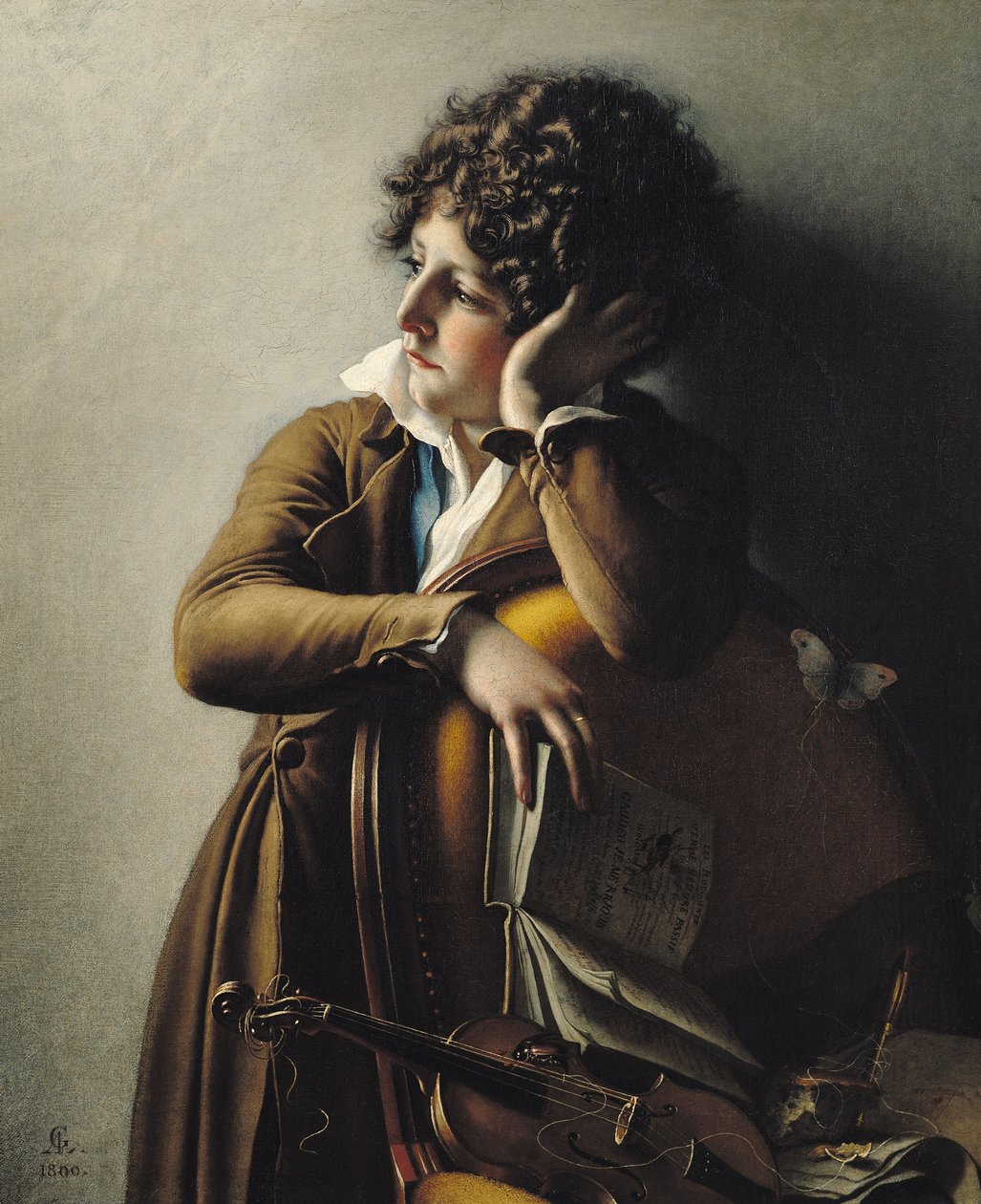 Portræt af Romainville-Trioson, 1800 af Anne Louis Girodet de Roucy Trioson