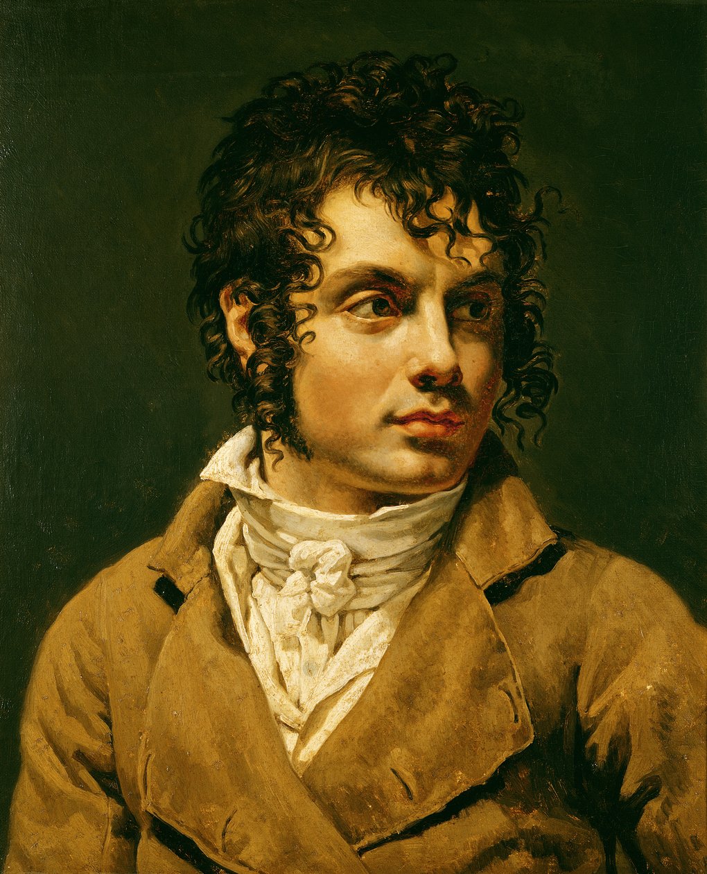 Portræt af en mand af Anne Louis Girodet de Roucy Trioson