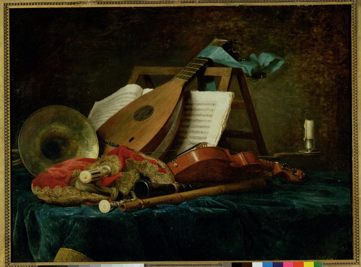 Musikkens egenskaber, 1770 af Anne Vallayer Coster