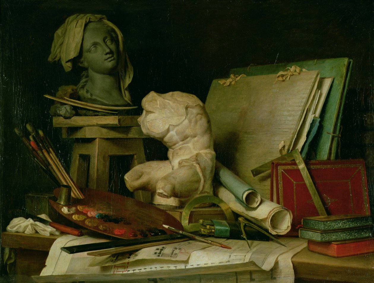 Kunstens egenskaber, 1769 af Anne Vallayer Coster