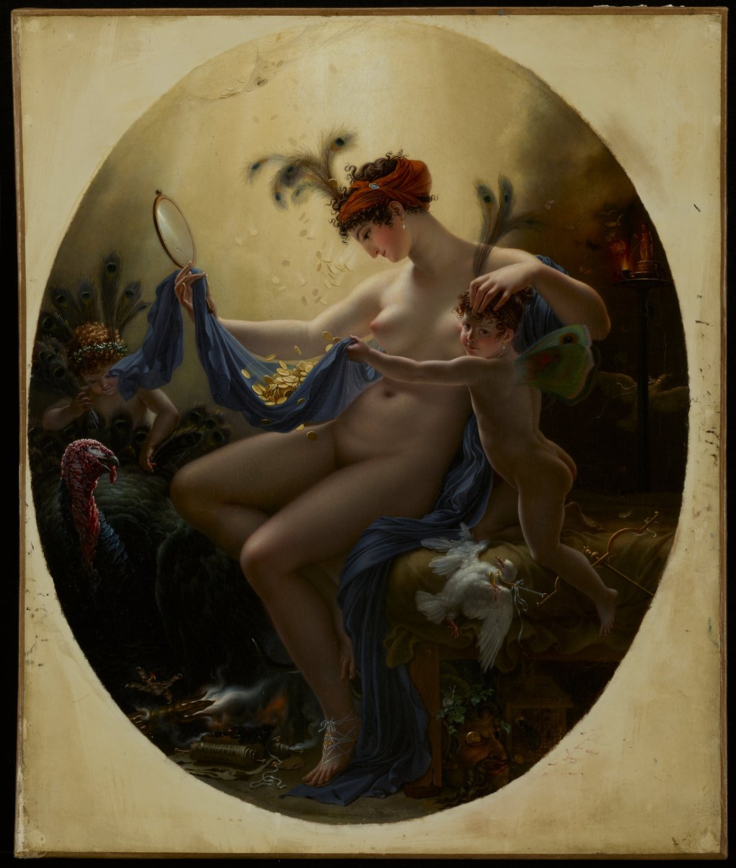 Anne-Louis Girodet de Roussy-Trioson-Portræt af Mlle af Anne Louis Girodet de Roussy Trioson
