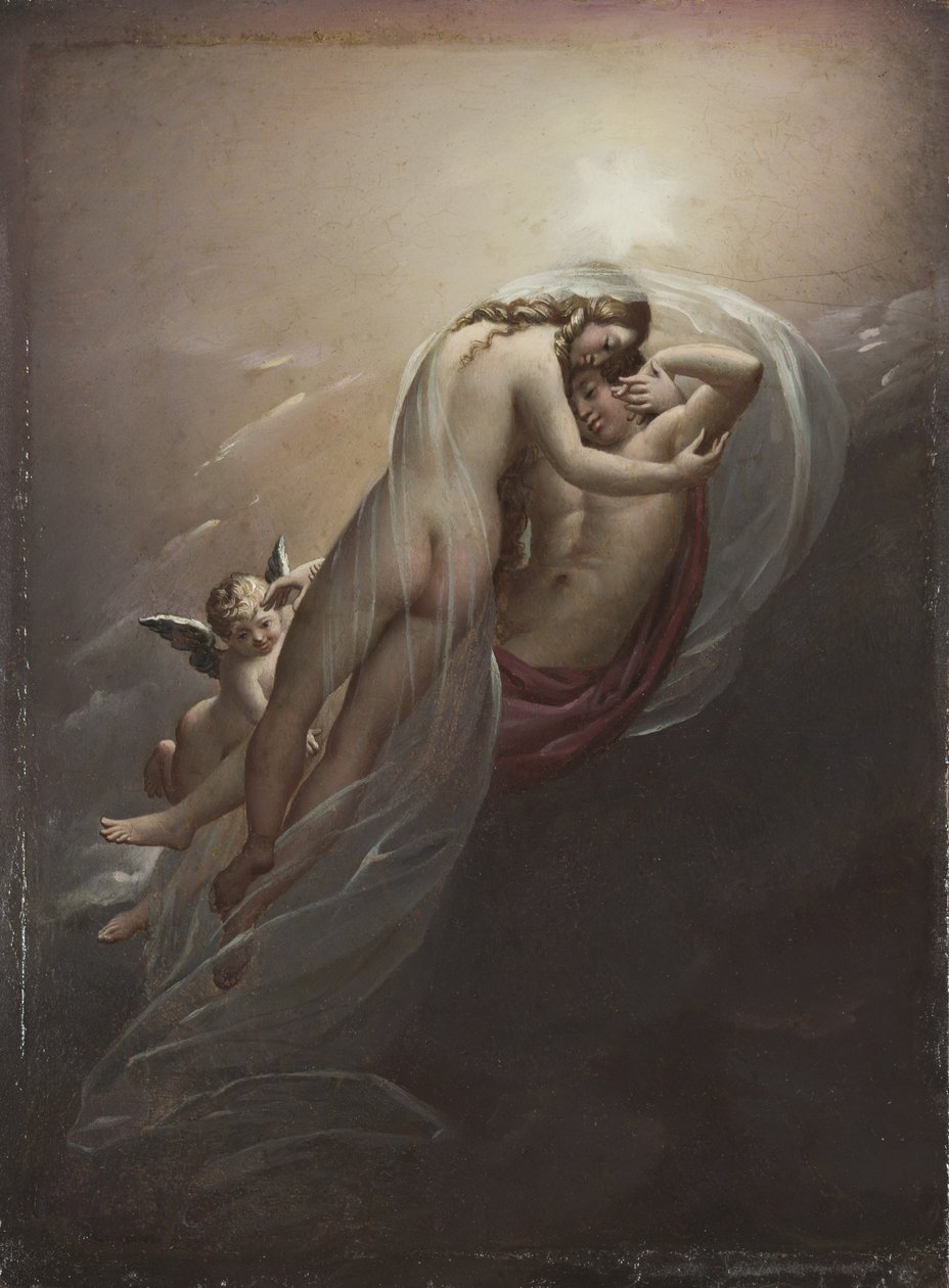 Aurora og Cephalus af Anne-Louis Girodet de Roucy-Trioson