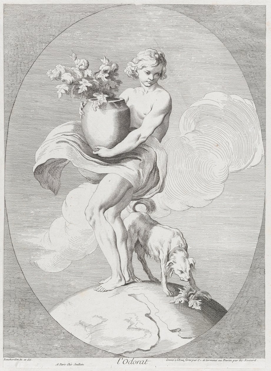 Smel, 1730-65. Skabere: Caylus, Anne-Claude-Philippe de, Etienne Fessard. af Anne Claude Philippe de Caylus, Etienne Fessard