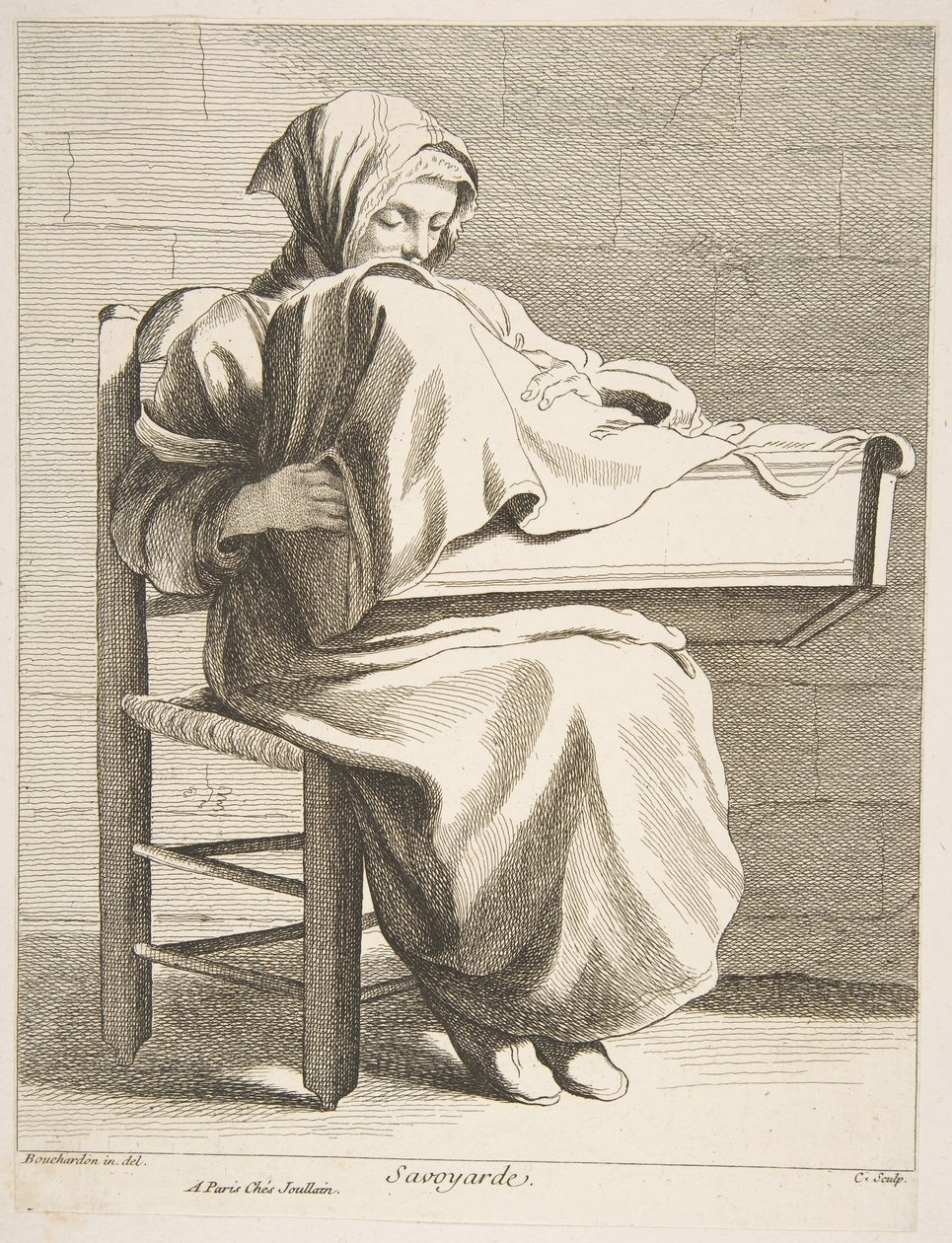 En kvinde fra Savoyen, 1737. af Anne Claude Philippe de Caylus