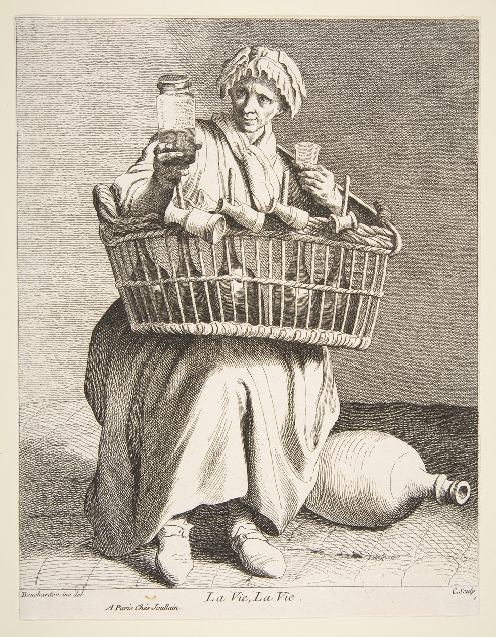 Brændevinssælger, 1737. af Anne Claude Philippe de Caylus
