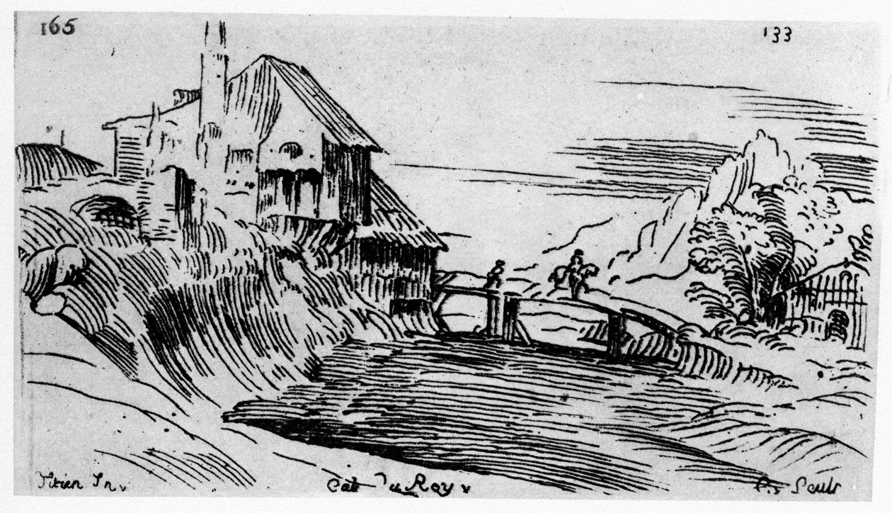 Tegning efter Tizian, c1710-1765 1924 af Anne Claude Philippe de Caylus