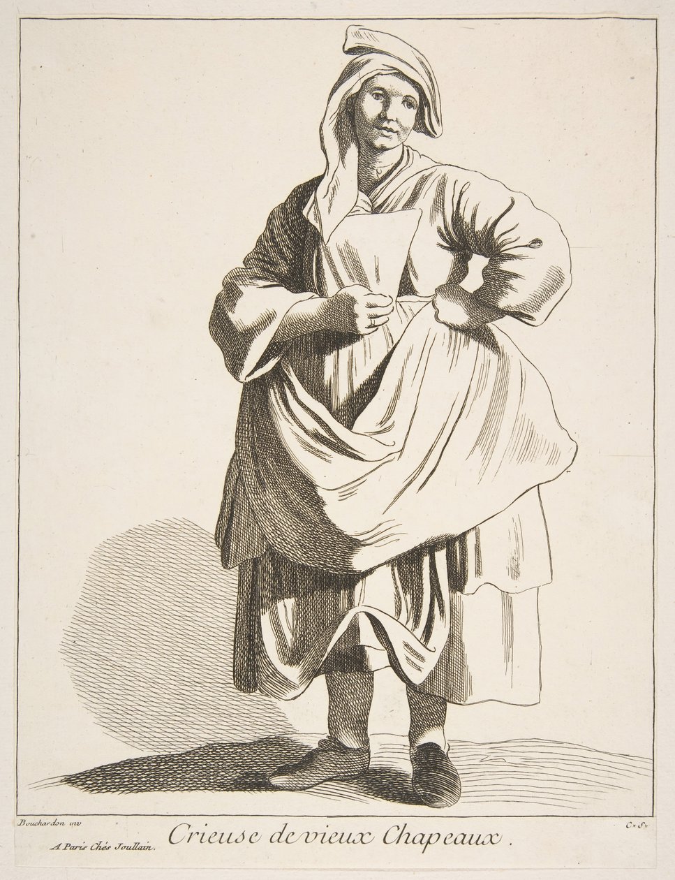 Kræmmer af gamle hatte, 1742. af Anne Claude Philippe de Caylus
