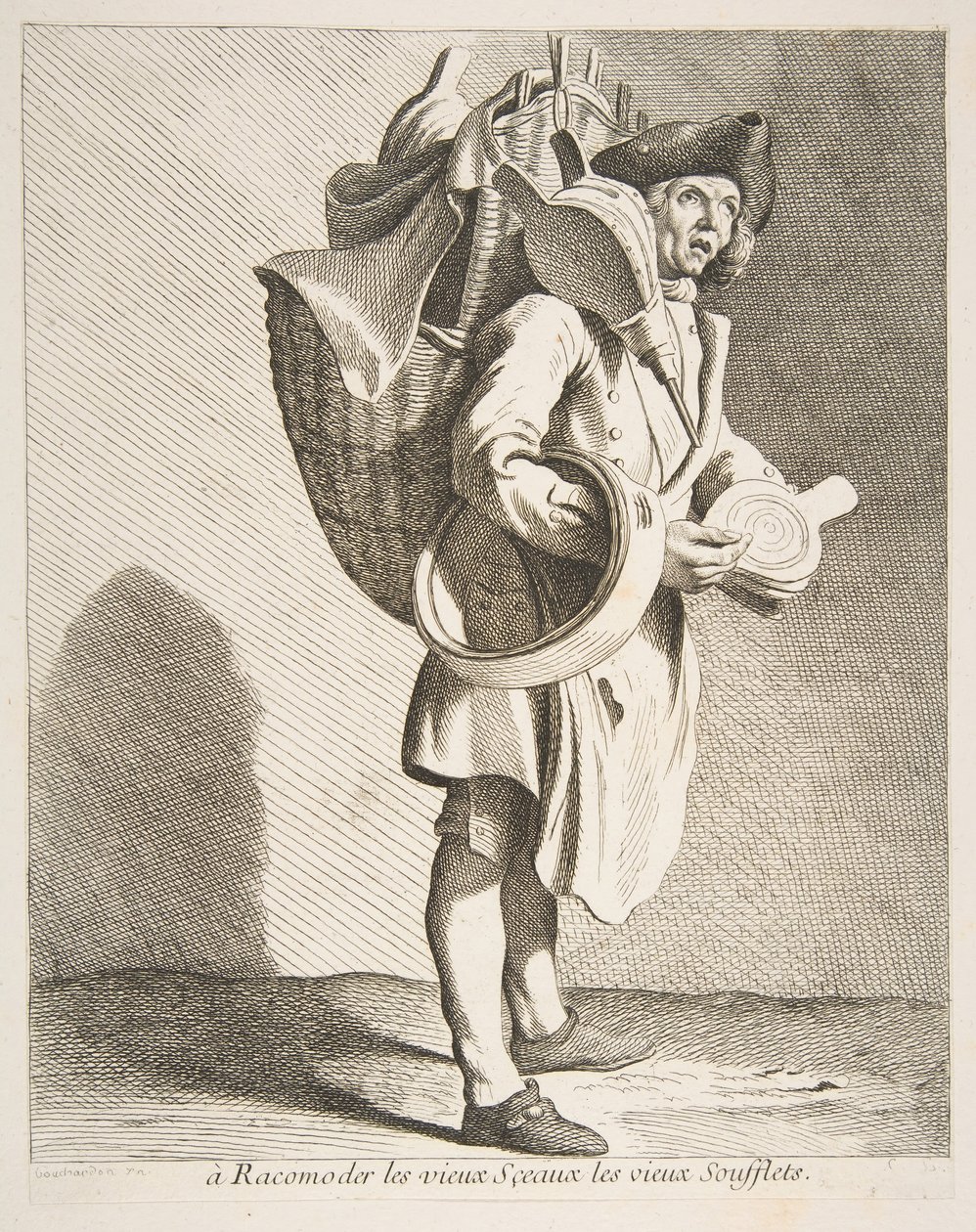 Reparator af segl og bælg, 1738. af Anne Claude Philippe de Caylus
