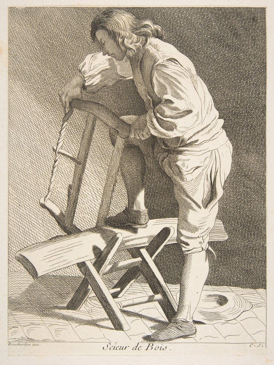 Træskærer, 1742. af Anne Claude Philippe de Caylus
