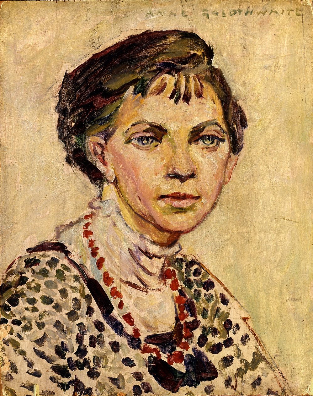 Selvportræt af Anne Goldthwaite