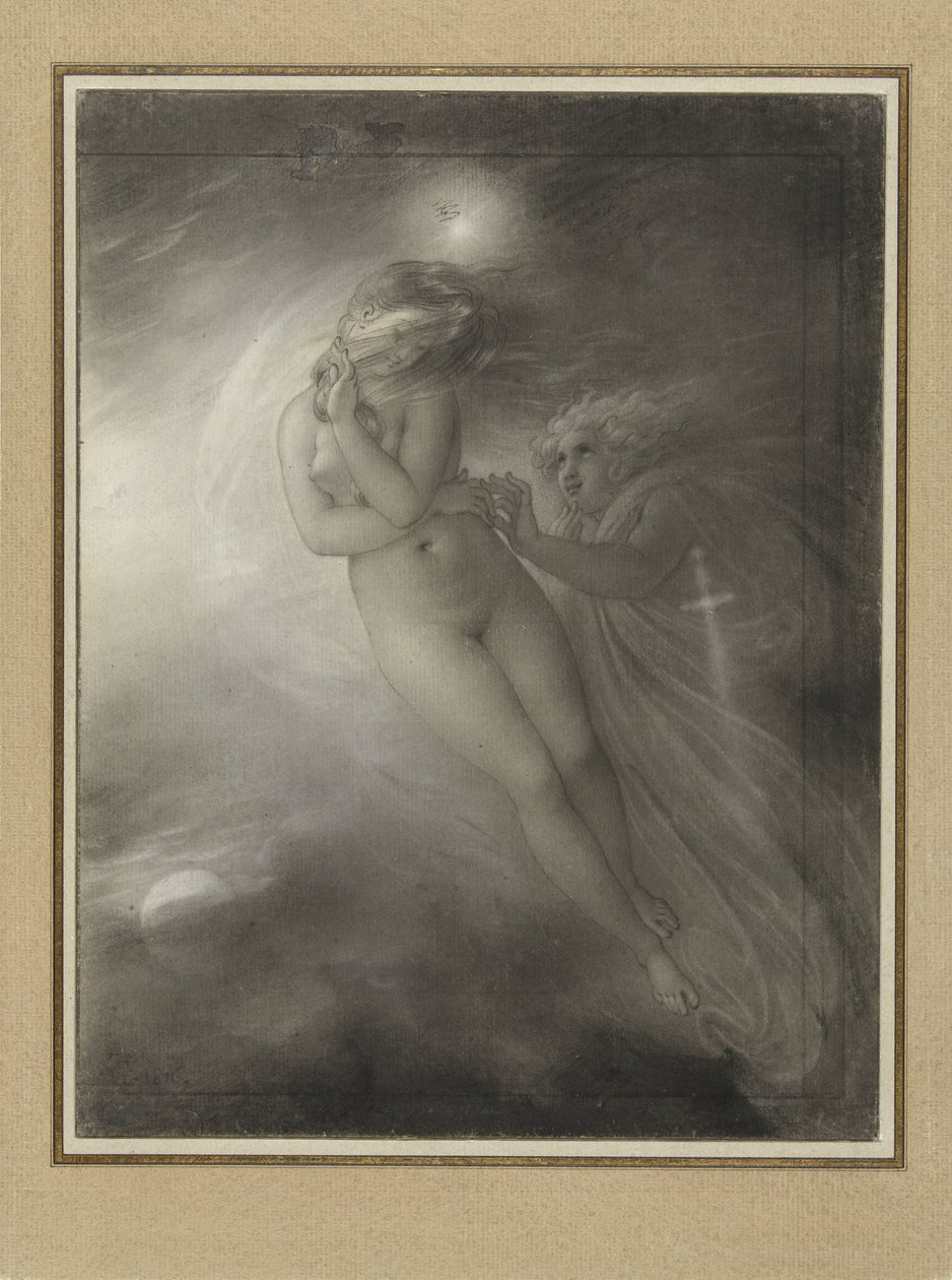 Spøgelserne fra Malvina og Oscar af Anne Louis Girodet Trioson