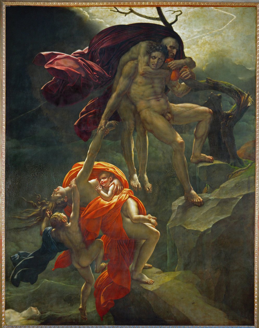 Le Deluge - Oversvømmelsen ... af Anne Louis Girodet de Roucy-Trioson
